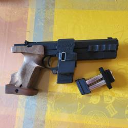Exeptionnel pistolet de comp&eacute;tion / pr&eacute;cision Hammerli 280 en 32 S&W long 1� sans prix de r&eacute;serve