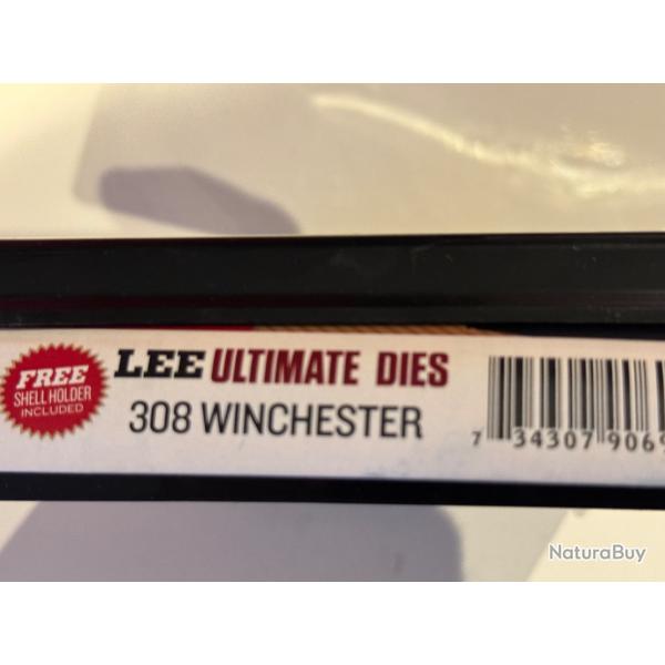 Jeu d'outils de rechargement LEE 308 Winchester ULTIMATE - NEUF
