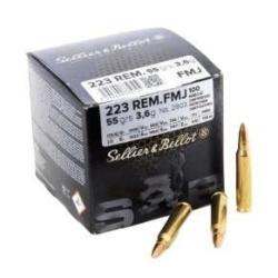1000 Munitions Sellier et Bellot Cal.223 Rem 55Grs