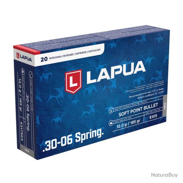 LAPUA MEGA 30-06 SOFT POINT E415 X 20