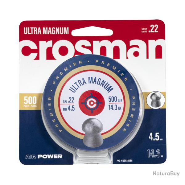 500 Plombs Crosman Premier Domed