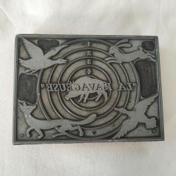 Matrice, tampon, pour imprimer les anciennes bo&icirc;tes de cartouches la ravageuse.