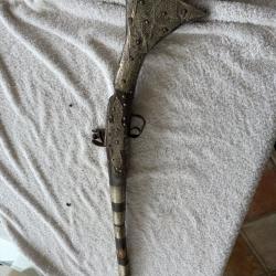 FUSIL MOUKALA COURTE POUR CAVALIER PLATINE A SILEX
