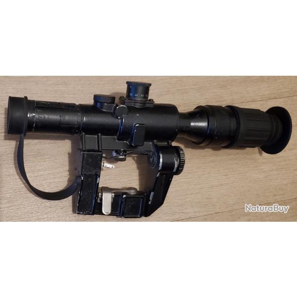 Lunette pso-1 pour repliques Ak74, SVU, SVD 4x 26 airsoft