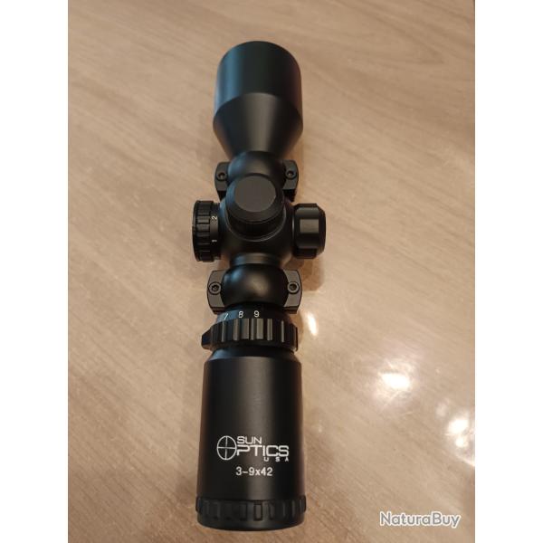 Lunette Sun Optics USA 3-9x42 compacte