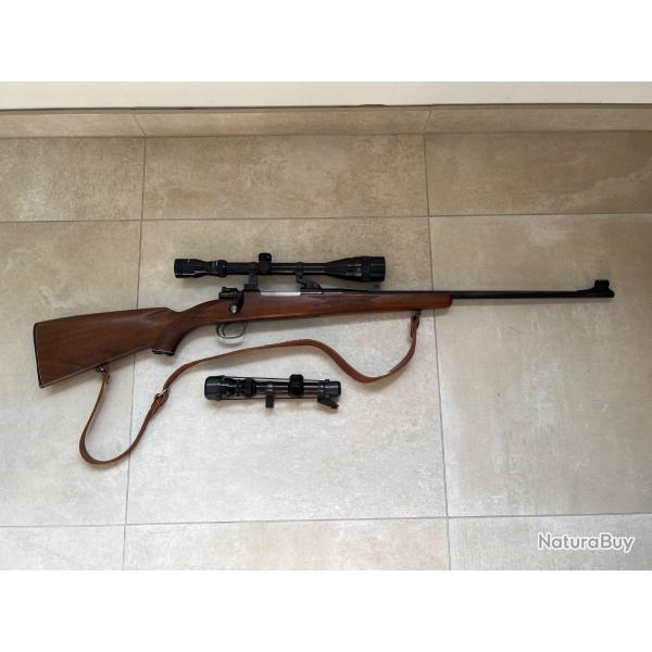 Mauser chasse M98 battue / aff�t complet 7x64