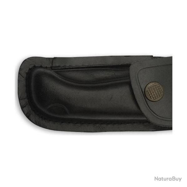 �tui couteau L�opard noir 10,5 cm