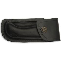 &Eacute;tui de ceinture L&eacute;opard noir 11,5 cm