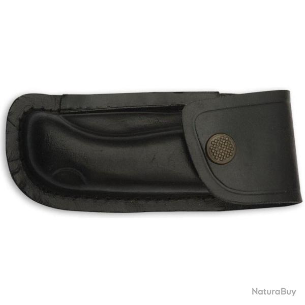 �tui de ceinture L�opard noir 11,5 cm
