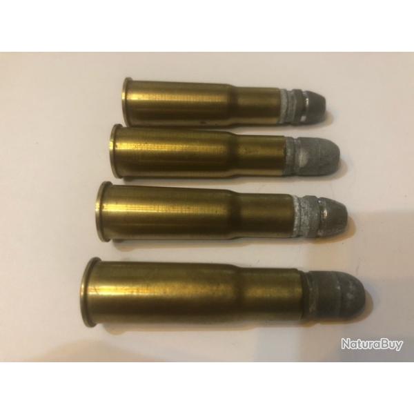 4 Rares cartouches 11 mm Remington Egyptien / 43 REM EGYPTIAN