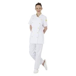 Veste de cuisine pour femme JENNY Blanc/Grany 6
