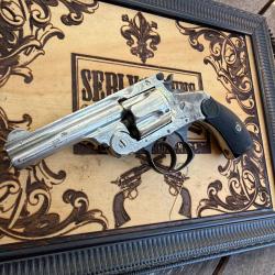 SMITH & WESSON .38 DOUBLE ACTION 4TH MODEL - CANON MIROIR - BO&Icirc;TE ANCIENNE