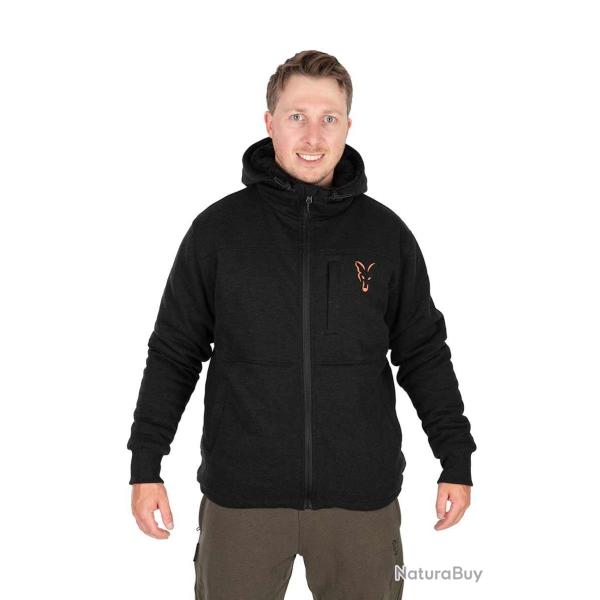 Collection Sherpa Hoody Black Orange Fox