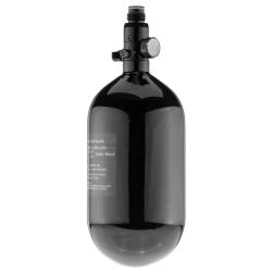 Bouteille BO Carbone vernis noir + r&eacute;gulateur 4500 PSI - 1.1 L et R&eacute;gulateur 4500Psi