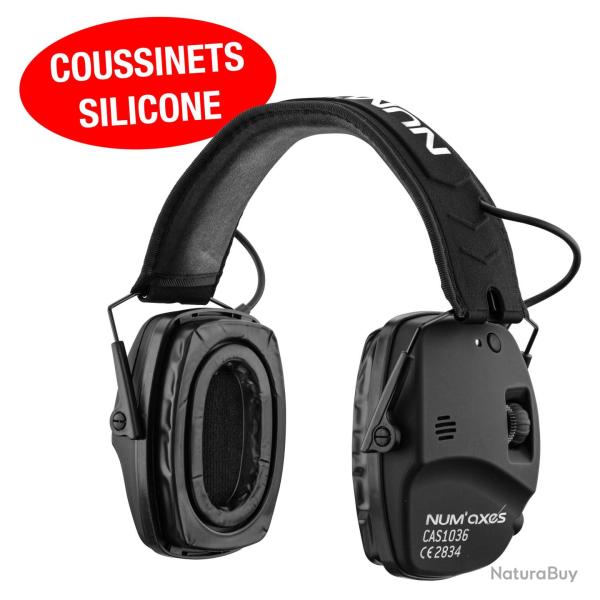 NUMAXES Casque antibruit amplifi� et Bluetooth CAS1036
