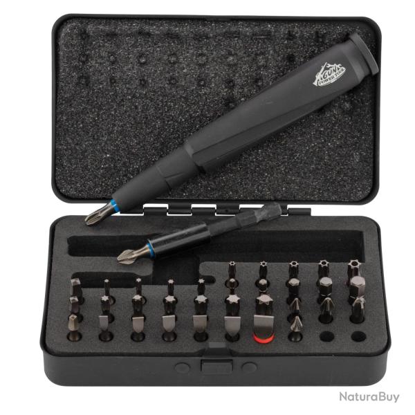 GUN POWER TOOL Set Tournevis 37 pcs .50 Caliber