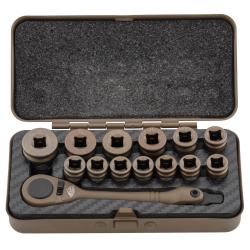 GUN POWER TOOL Kit Douilles Shell 14 pcs Cerakote