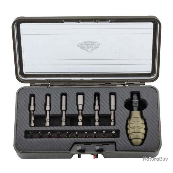GUN POWER TOOL Set Outils 17 pcs Grenade