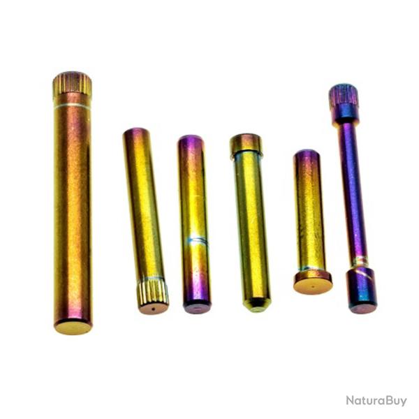 Pi�ces d�tach�es airsoft - Set de goupille m�tal AAP-01 GBB COWCOW - Arc-en-ciel