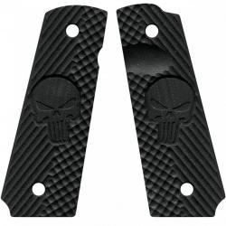 Plaquettes pour 1911 VZ GRIPS CK OPERATOR II - Edition THE PUNISHER - BLACK