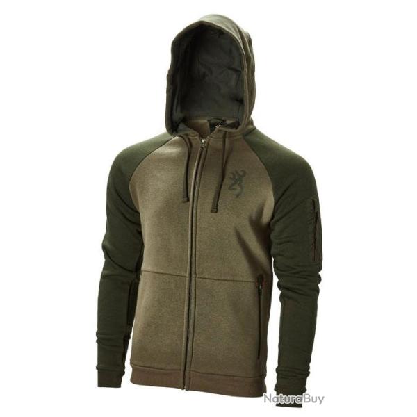 Sweatshirt Two Tones Vert Browning