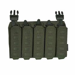 Porte chargeur frontal MP5 / MP7 MOLLE pour gilet tactique - Ranger Green