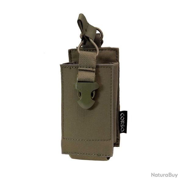 Poche pour talkie-walkie Dagger MOLLE - Corso Tactical - Ranger Green