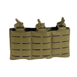 Poche porte-chargeurs triple M4 Dagger MK1 Laser - Corso Tactical - Coyote
