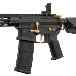 R&eacute;plique AEG LT-32 Hellion Noir/Gold NSR pack complet