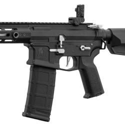 R&eacute;plique AEG LT-32 Hellion Noir/Silver NSR pack complet