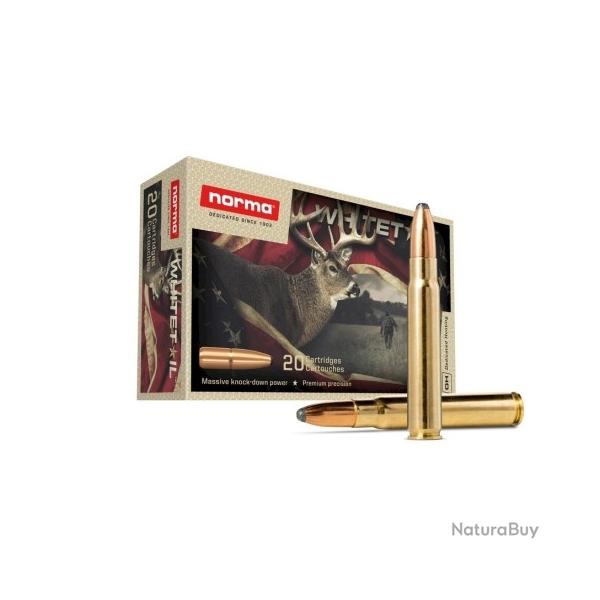LOT DE 40 MUNITIONS NORMA WHITETAIL CAL 8X57JRS 12.7G  196GR