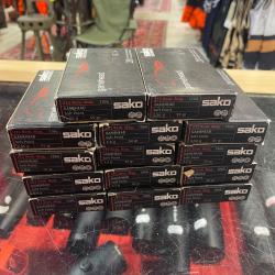 Lot de 280 munitions 222 Rem Mag en 55 grs SAKO Gamehead Soft Point