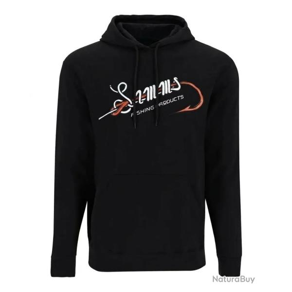 Sweat SIMMS Hook & Loop Hoody Black XL