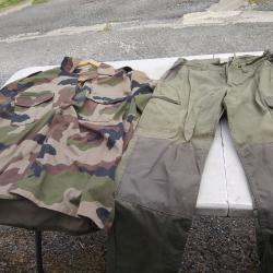 Ensemble chemisette et pantalon chasse