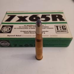 1 Boite de munitions RWS 7 X 65 R  TIG neuves