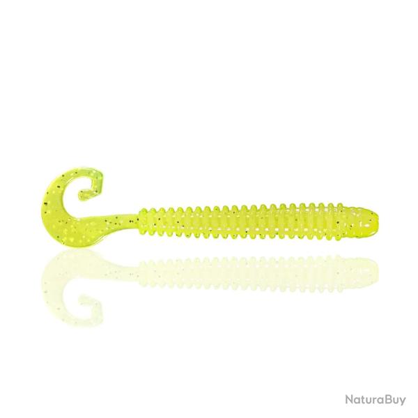 Leurre Souple Reins G-Tail Saturn 3.5" - 8,9cm 8,9cm Par 9 129 - Glow Chart Silver