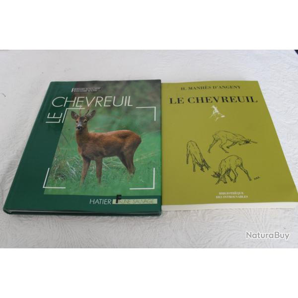Lot 2 ouvrages sur le chevreuil