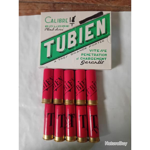 Bo�te de10 belles cartouches anciennes cal 16 TUBIEN  douilles cartons