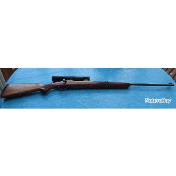 carabine grande chasse 375 Mag. marque Centaure Li�ge fabrication FN avec lunette Zeiss 4 x crochets