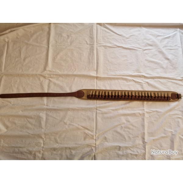 Cartouchi�re cuir et toile 25 tubes GUARDIAN HERITAGE - HILMAR SUPER DESTOCK !!!