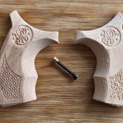 ///// Ench&egrave;re 1� ///// Plaquettes pour Smith et Wesson Safety 38 (V0) - Version 2 doigts