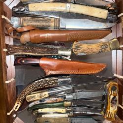 Collection de couteaux