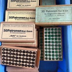 Cartouche 9mmCalibre : 9 mm* Type : cartouche pour pistolet/appareil d'abattage &agrave; boulon captif*