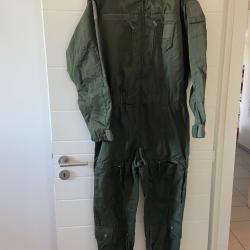 Combinaison &eacute;quipage blind&eacute; char Leclerc vert