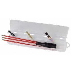 Kit de nettoyage carabine Pisteurs Cal.8mm/ 8X57 JRS/ 8X64 S/ .338 WIN baguette m&eacute;tal gain&eacute;e