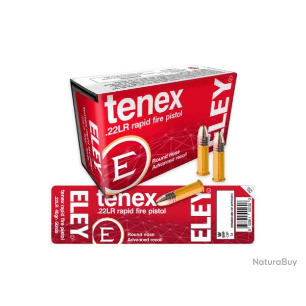 Munitions Eley Tenex Pistol Cal.22LR 40Grs