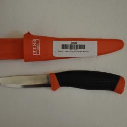 Couteau Bahco - Mora mod&egrave;le Clipper orange rescue