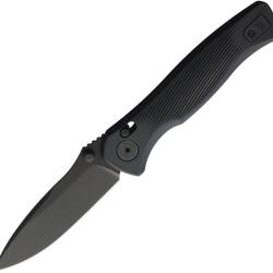 Couteau Spartan Blades Eleos Lame Acier 154CM Noir Manche GFN Noir Crossbar Lock Taiwan SFBL15BKBK