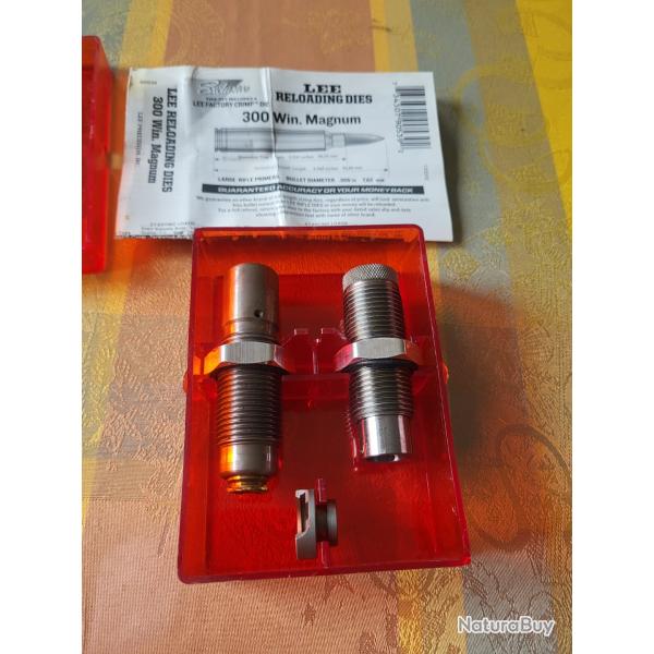 1� sans prix de r�serve jeu d'outils LEE 300 WINCHESTER MAGNUM