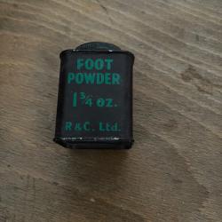 Boite Foot pouder poudre pour les pieds ww2